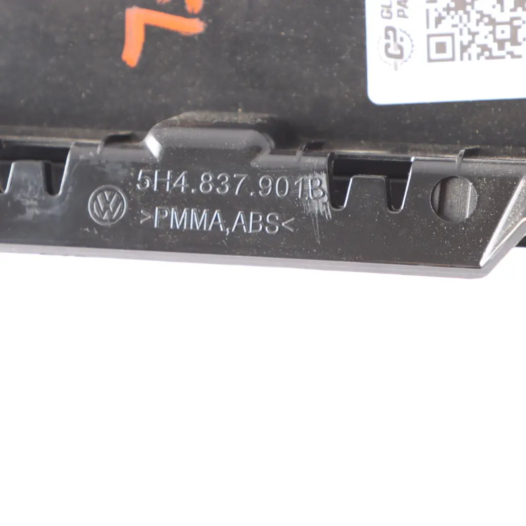 Front Door Moulding Left N/S Trim Cover High Gloss Panel to VW Golf CD1 with Part number 5H4837901B VW Golf CD1 Front Door Moulding Left N/S Trim Cover High Gloss Panel - SKU 5H4837901B - Part number 5H4837901B