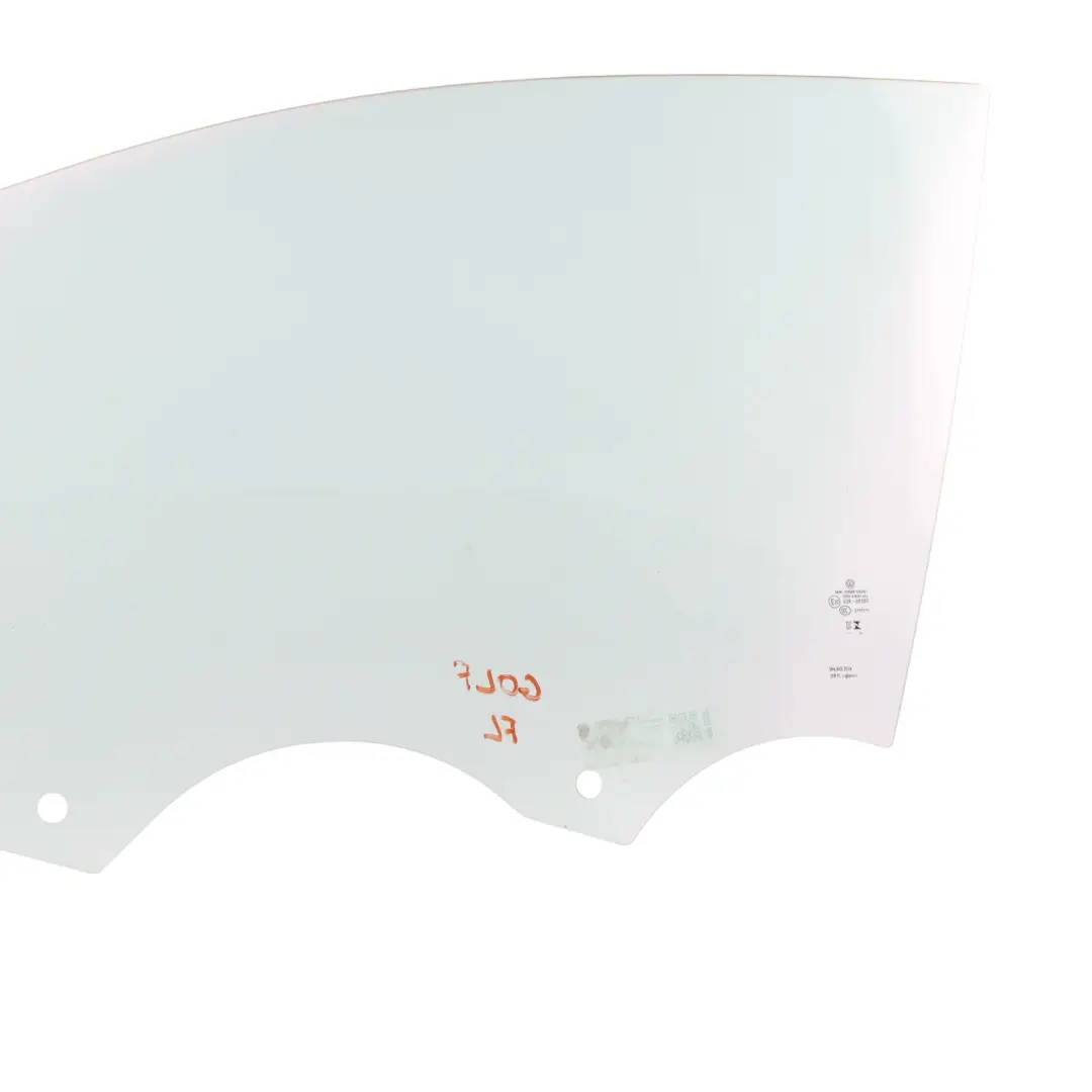 VW Volkswagen Golf CD1 Front Door Left N/S Window Glass AS2 Green - SKU 5H4845201A - Part number 5H4845201A