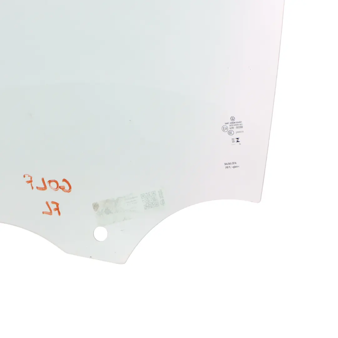 Front Door Left N/S Window Glass AS2 Green to VW Volkswagen Golf CD1 with Part number 5H4845201A VW Volkswagen Golf CD1 Front Door Left N/S Window Glass AS2 Green - SKU 5H4845201A - Part number 5H4845201A