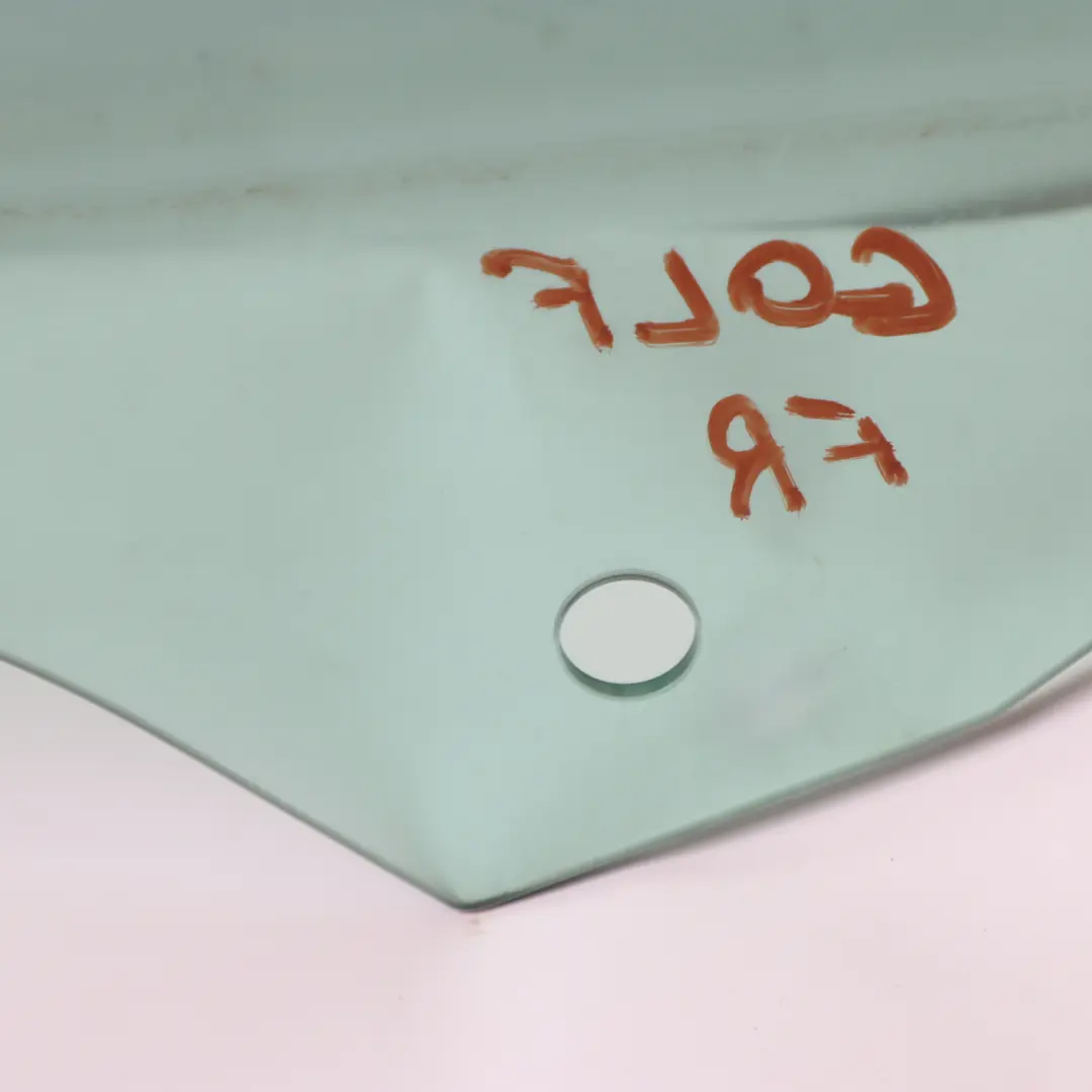 Volkswagen Golf Mk8 Front Right O/S Door Window Green Glass AS2 - SKU 5H4845202A - Part number 5H4845202A