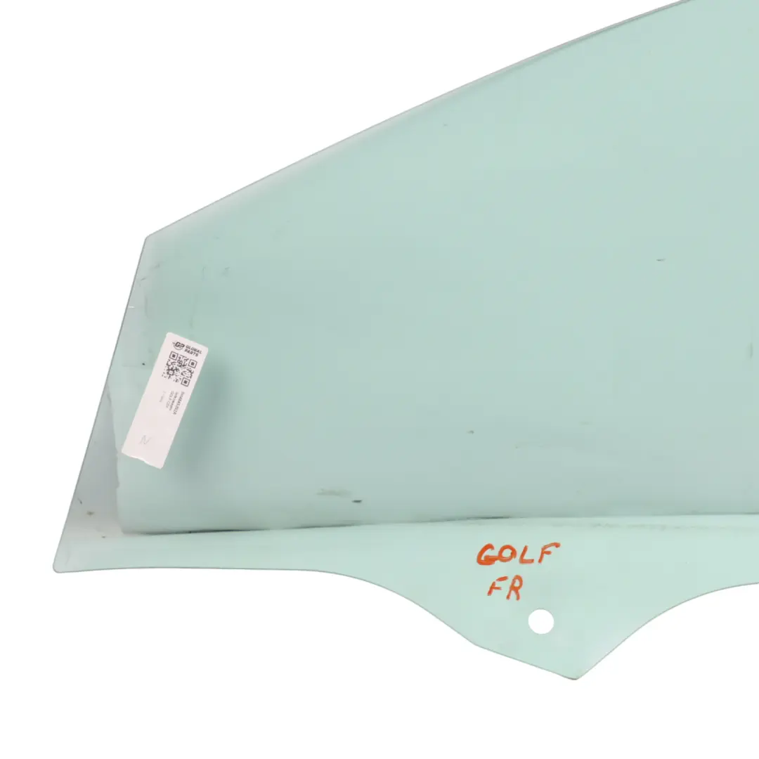 Volkswagen Golf Mk8 Front Right O/S Door Window Green Glass AS2 - SKU 5H4845202A - Part number 5H4845202A