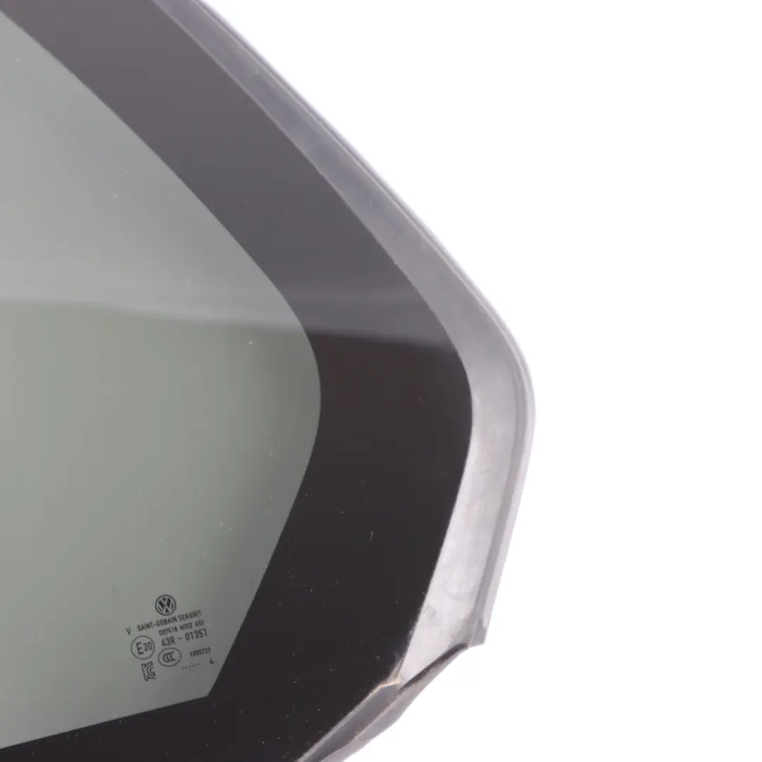 Mk8 Rear Left N/S Door Fixed Quarter Window Glass AS3 to Volkswagen Golf with Part number 5H4845213G Volkswagen Golf Mk8 Rear Left N/S Door Fixed Quarter Window Glass AS3 - SKU 5H4845213G - Part number 5H4845213G