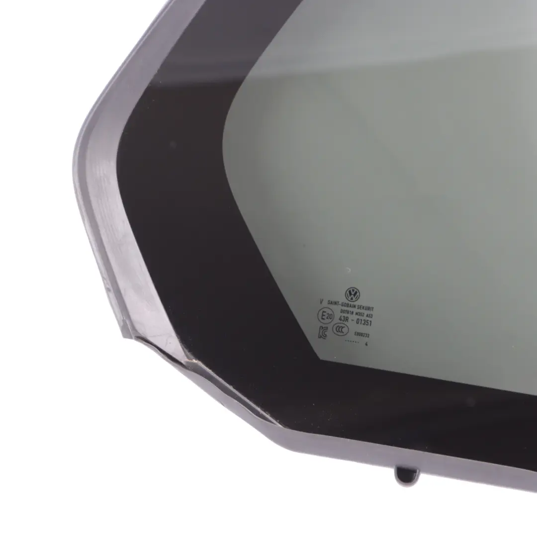 Mk8 Rear Right O/S Door Fixed Quarter Window AS3 to Volkswagen Golf with Part number 5H4845214G Volkswagen Golf Mk8 Rear Right O/S Door Fixed Quarter Window AS3 - SKU 5H4845214G - Part number 5H4845214G