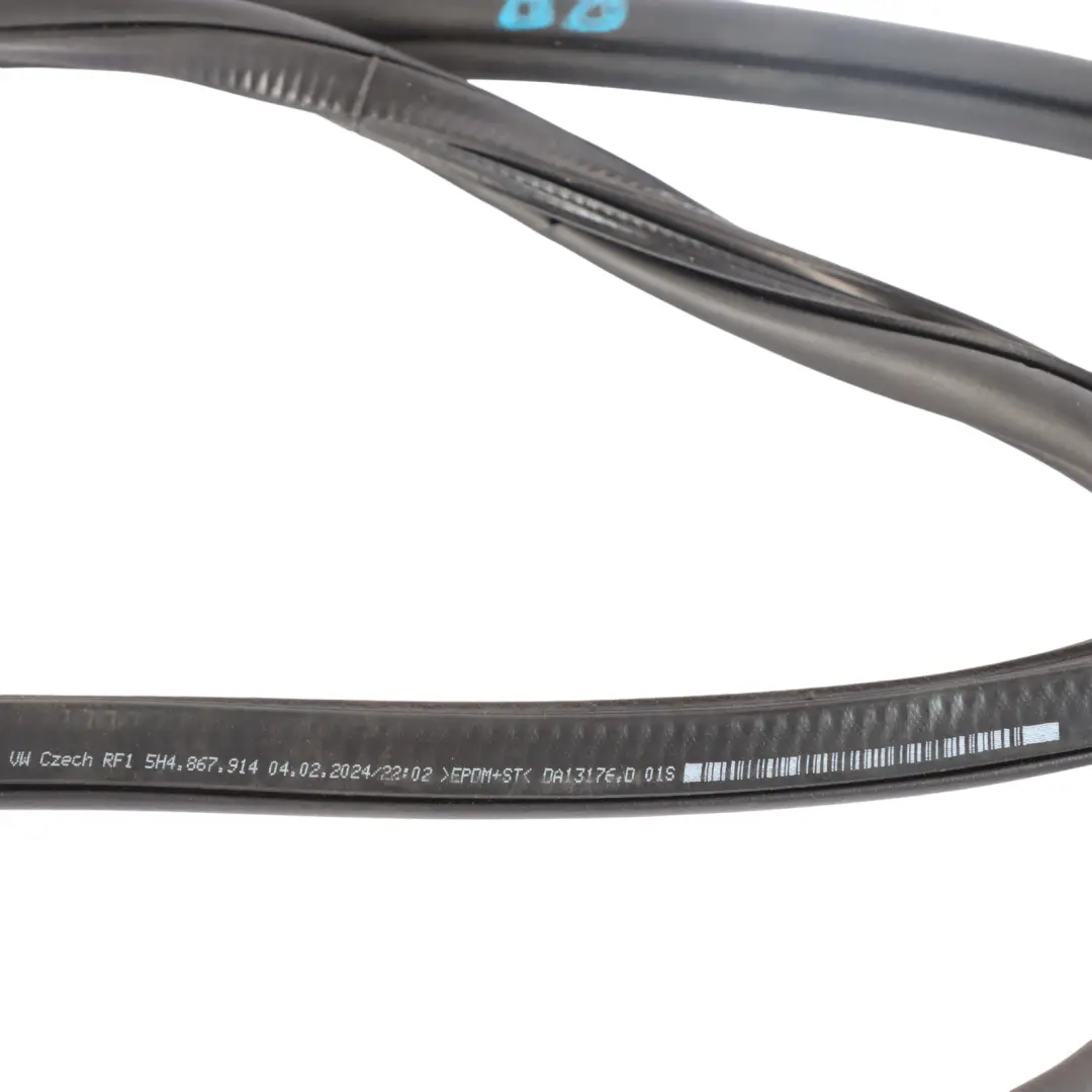 VW Golf CD1 Rear Door Right O/S Seal Gasket Weatherstrip Rubber Inner - SKU 5H4867914A - Part number 5H4867914A