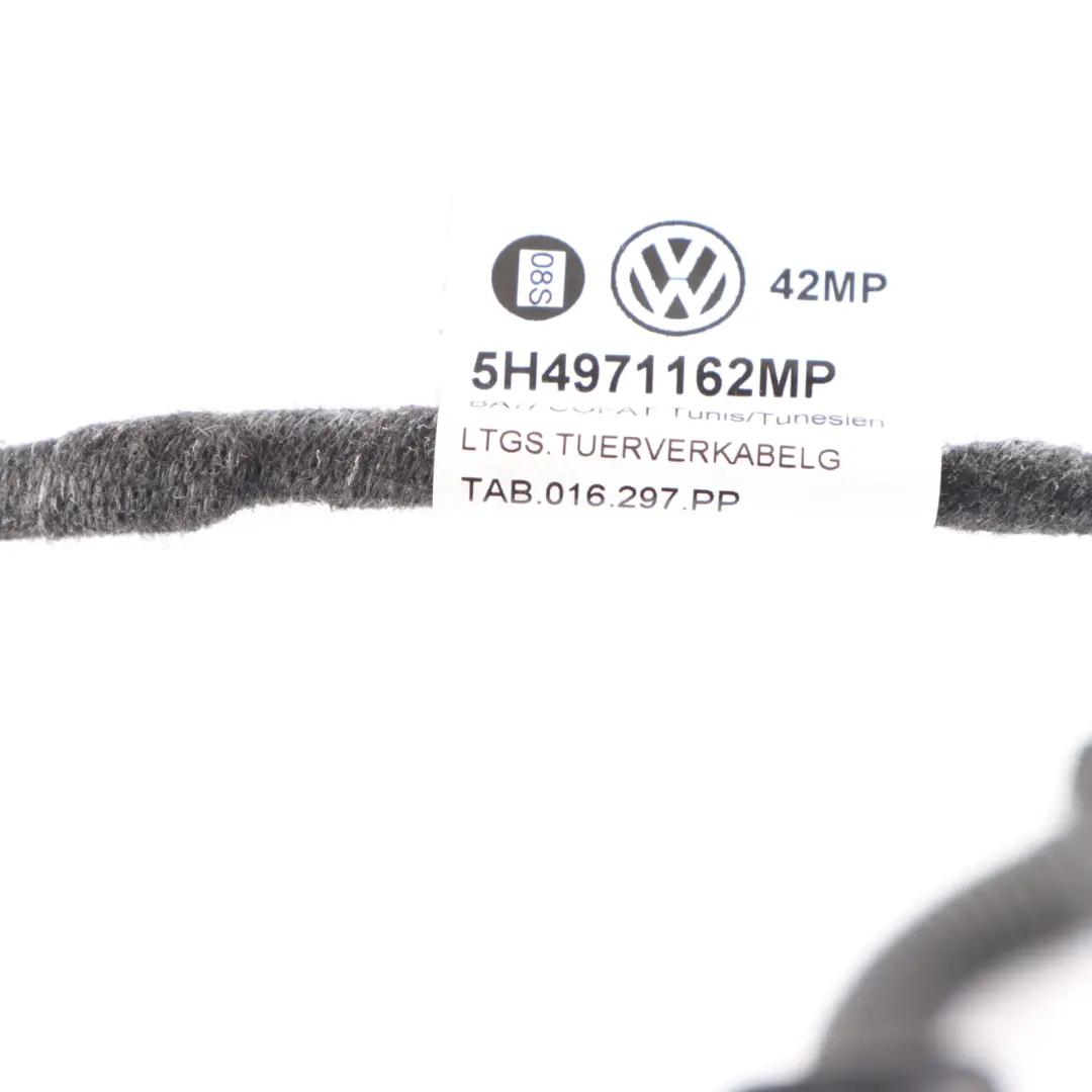 Porta anteriore destra Cavo cablaggio Harness per Volkswagen Golf CD1 con numero di parte 5H4971162MP Volkswagen Golf CD1 Porta anteriore destra Cavo cablaggio Harness - SKU 5H4971162MP - Numero di parte 5H4971162MP