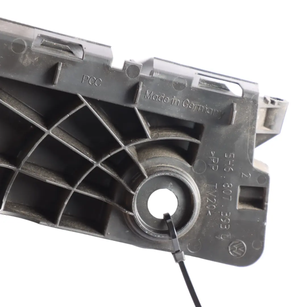 VW Golf CD1 Wspornik Ślizg Mocowanie Zderzaka Lewy Tył Tylny - SKU 5H6807393D - Numer Części 5H6807393D