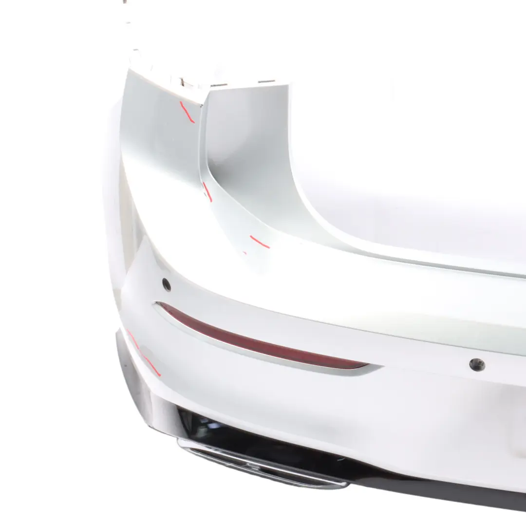 Mk8 R Line Rear Bumper Panel Reflex Silver - LA7W 5H6807417S to Volkswagen Golf with Part number 5H6807417S-RES Volkswagen Golf Mk8 R Line Rear Bumper Panel Reflex Silver - LA7W 5H6807417S - SKU 5H6807417S-RES - Part number 5H6807417S-RES
