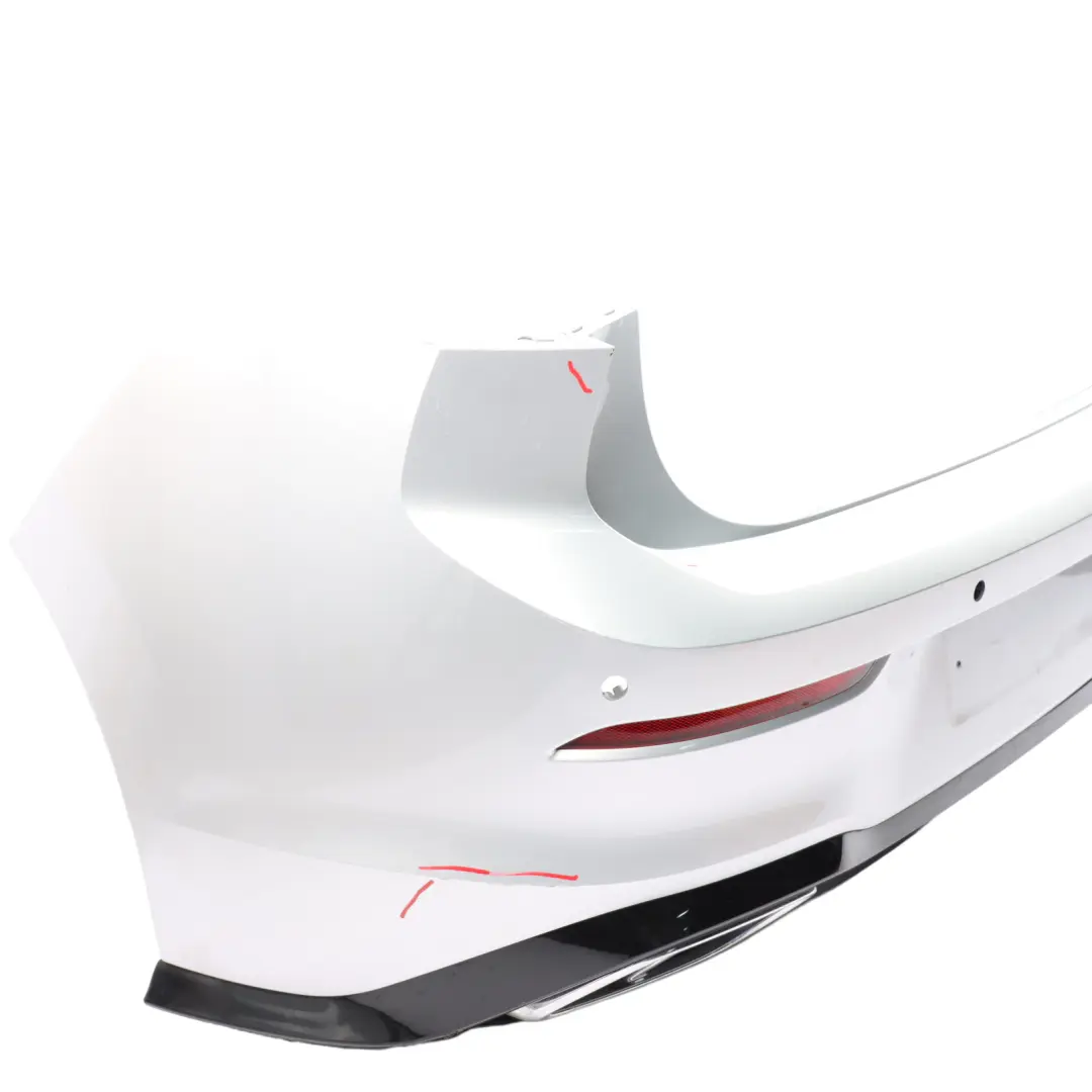 Volkswagen Golf Mk8 R Line Rear Bumper Panel Reflex Silver - LA7W 5H6807417S - SKU 5H6807417S-RES - Part number 5H6807417S-RES