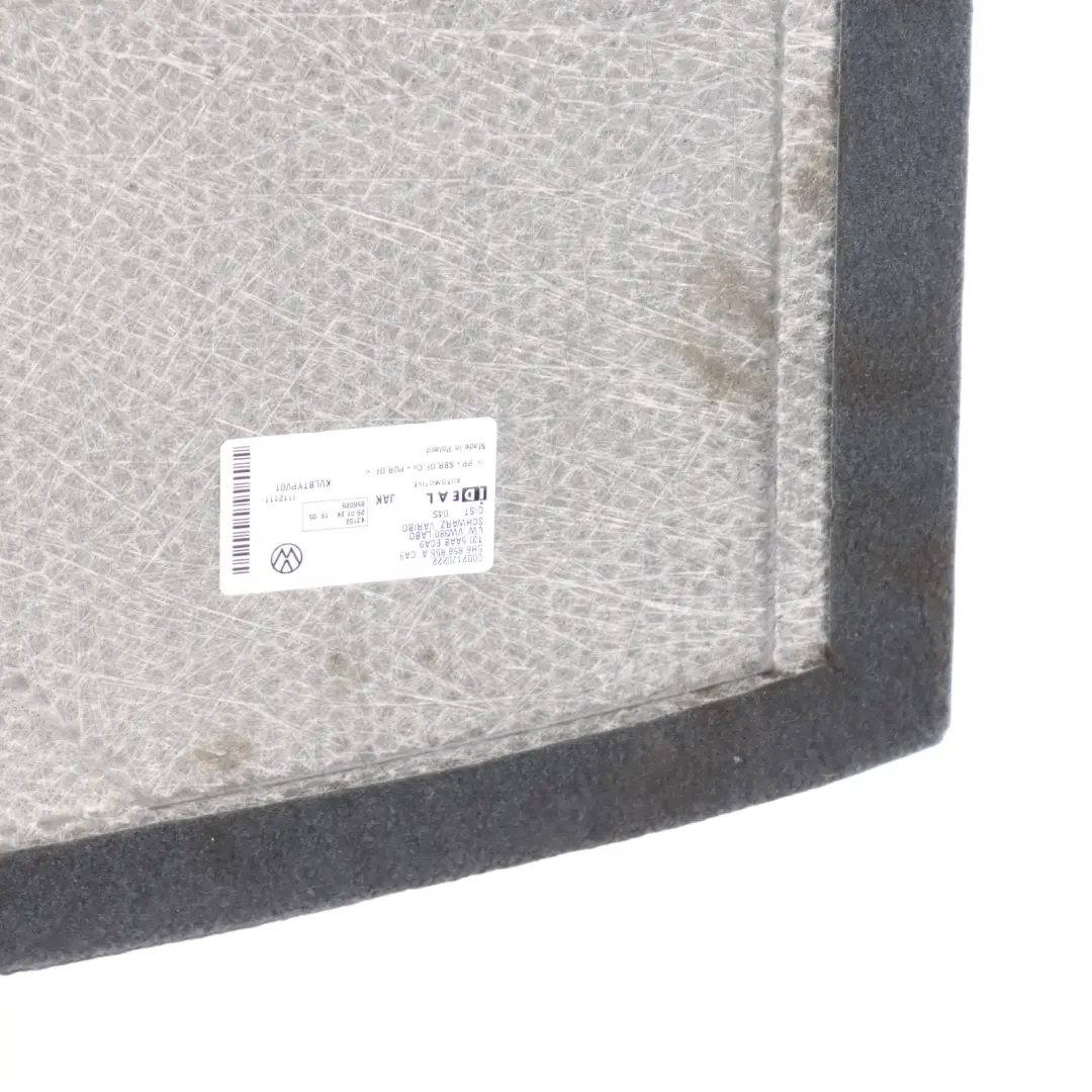 Mk8 CD1 Panneau Sol Coffre Moquette Noir pour Volkswagen Golf à propos du numéro de pièce 5H6858855A Volkswagen Golf Mk8 CD1 Panneau Sol Coffre Moquette Noir - SKU 5H6858855A - Numéro de pièce 5H6858855A