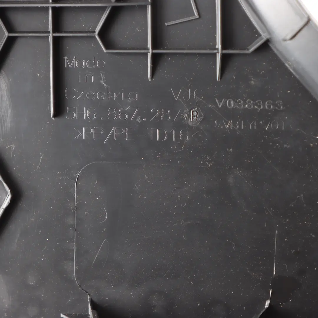 C-Pillar Trim Cover Rear Left N/S to Volkswagen Golf CD1 with Part number 5H6867287B Volkswagen Golf CD1 C-Pillar Trim Cover Rear Left N/S - SKU 5H6867287B - Part number 5H6867287B