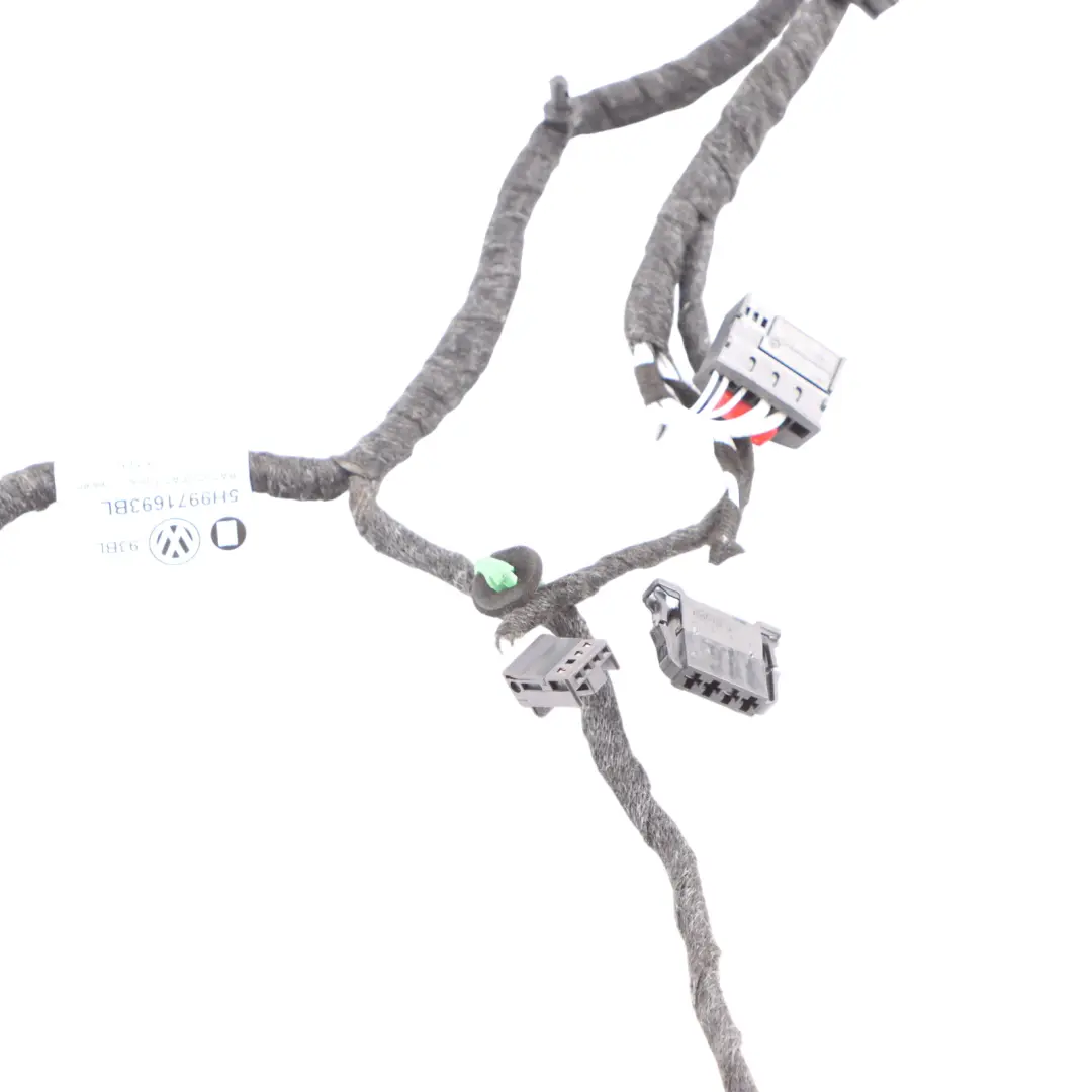 Door Left N/S Harness Wiring Cable Loom to VW Volkswagen Golf CD1 Rear with Part number 5H9971693BL VW Volkswagen Golf CD1 Rear Door Left N/S Harness Wiring Cable Loom - SKU 5H9971693BL - Part number 5H9971693BL