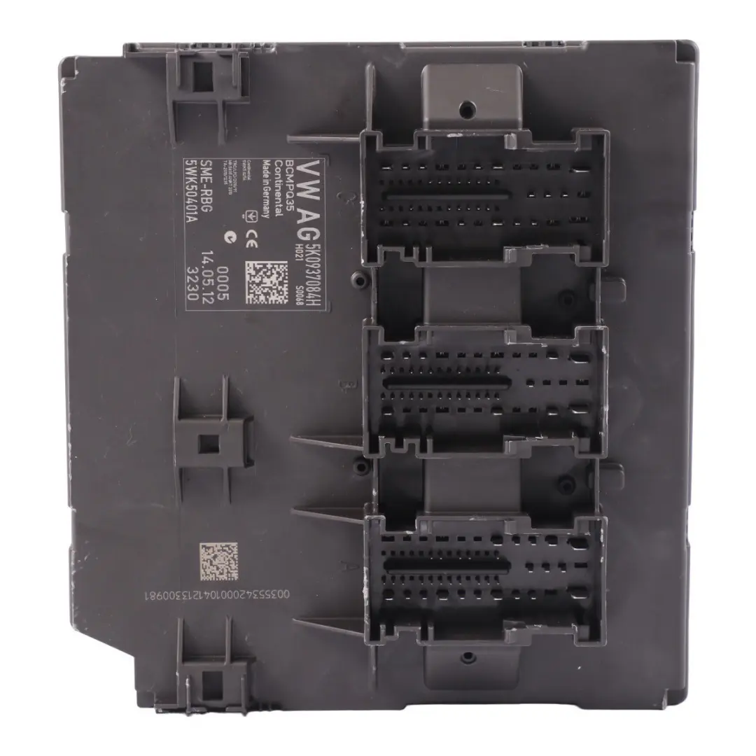 7N Fuse Box Module Comfort BCM Control Unit ECU Volkswagen Sharan - SKU 5K0937084H - Part number 5K0937084H