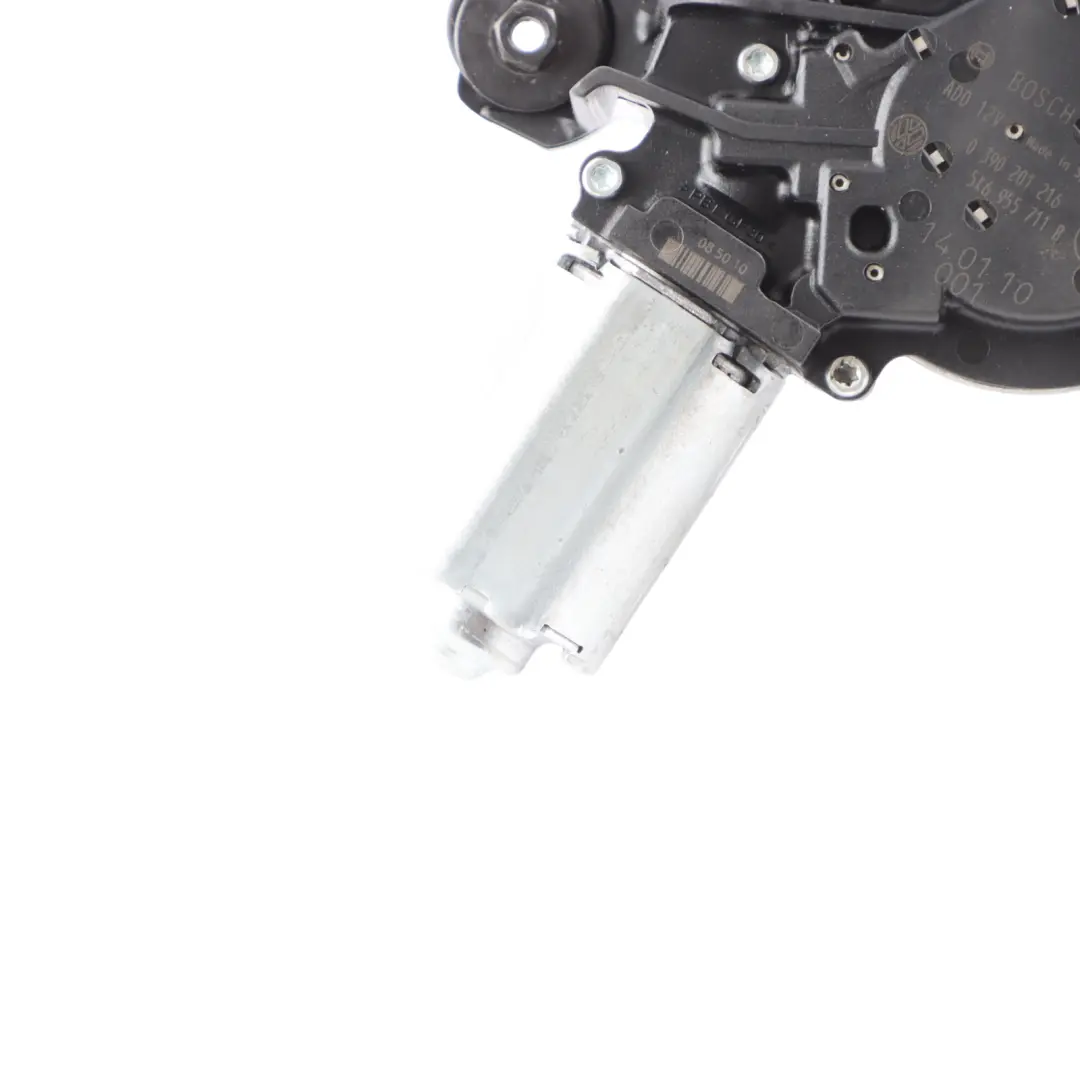 VW Volkswagen Polo Mk5 6R Tailgate Boot Window Wiper Motor Mechanism - SKU 5K6955711B - Part number 5K6955711B