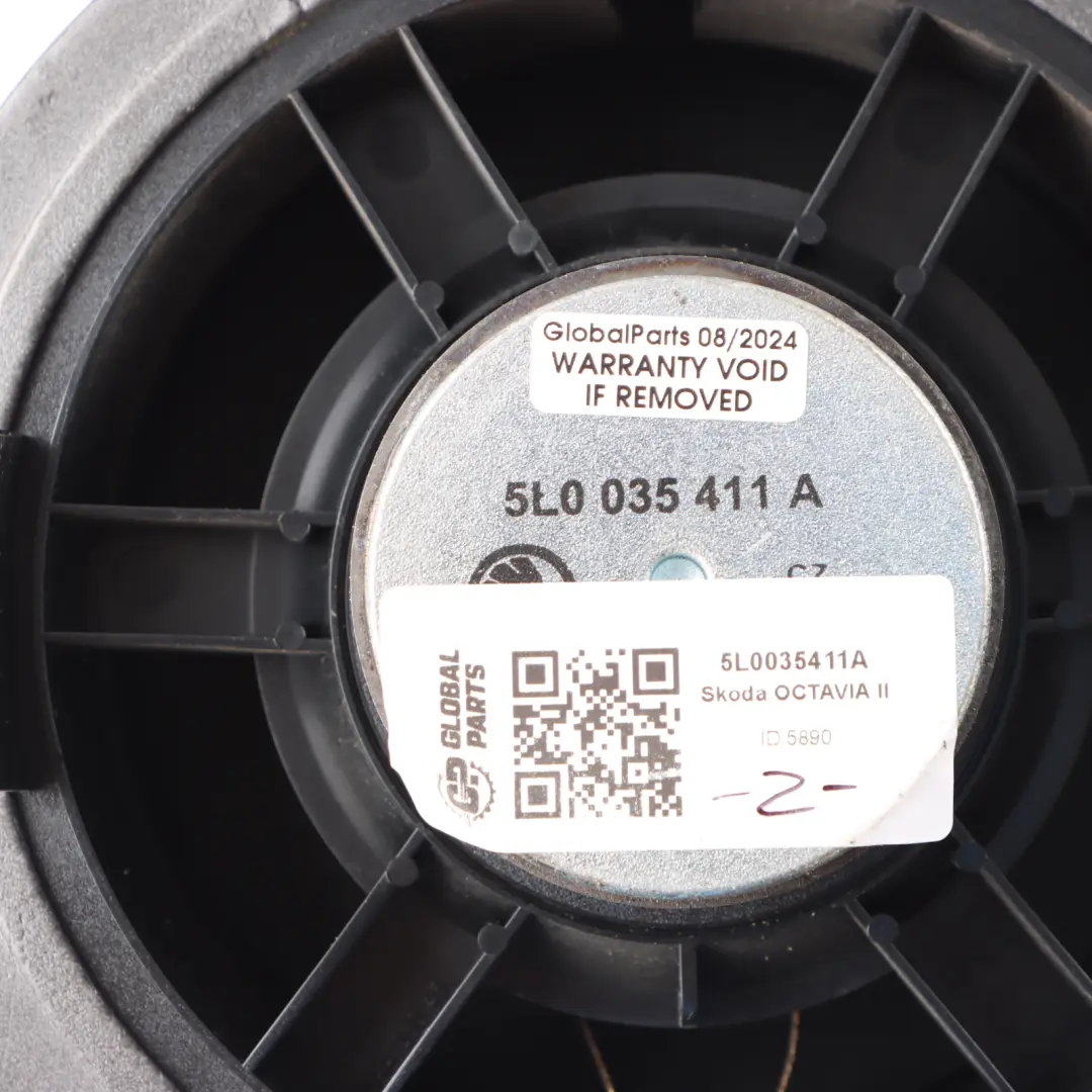 Porta Anteriore Basso Sinistra Destra Altoparlante 1Z0035411C per Skoda Octavia II con numero di parte 5L0035411A Skoda Octavia II Porta Anteriore Basso Sinistra Destra Altoparlante 1Z0035411C - SKU 5L0035411A - Numero di parte 5L0035411A