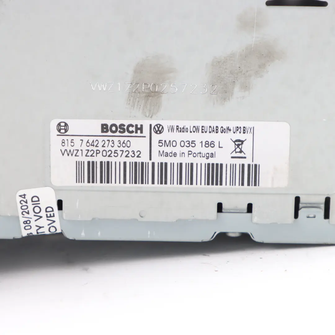 Mk5 Radio Control Head Unit CD Player MP3 to VW Volkswagen Polo with Part number 5M0035186L VW Volkswagen Polo Mk5 Radio Control Head Unit CD Player MP3 - SKU 5M0035186L-1 - Part number 5M0035186L