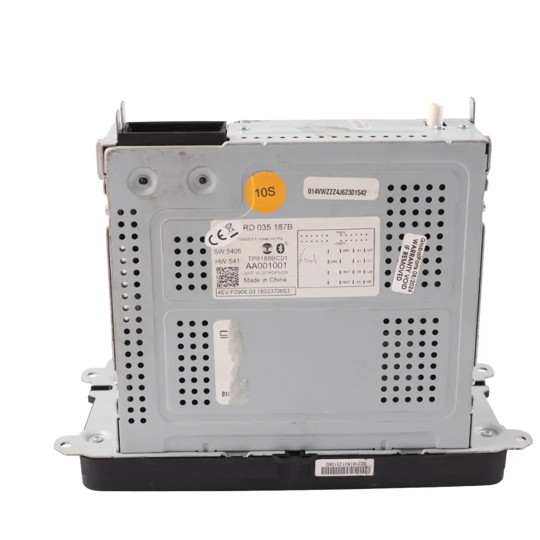 Radiocontrol Unidad Central Reproductor CD MP3 Volkswagen Polo 6R - SKU 5M0057186J - Número de pieza 5M0057186J