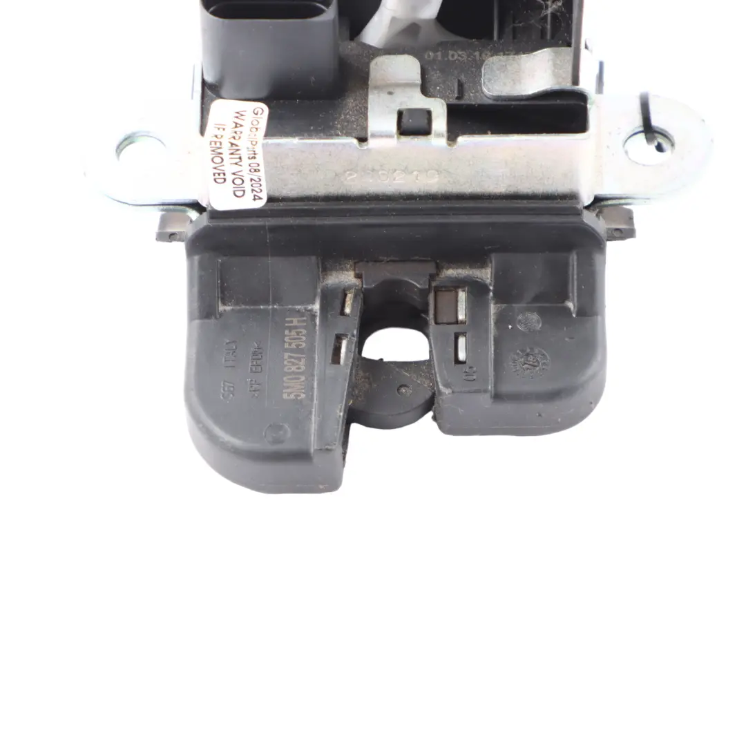 VW Tiguan 5N Couvercle Coffre Boot Hayon Mécanisme verrouillage - SKU 5M0827505E - Numéro de pièce 5M0827505E
