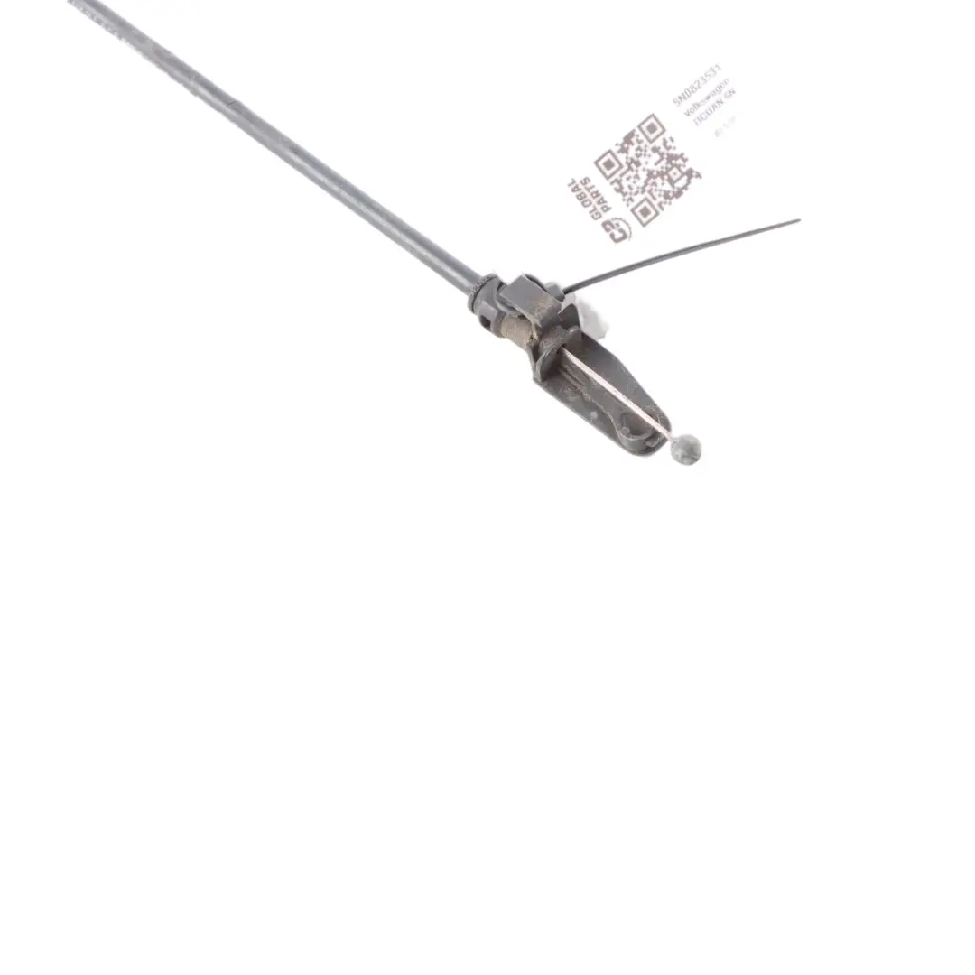 Hood Lock Release Bonnet Linkage Cable Bowden to VW Volkswagen Tiguan 5N with Part number 5N0823531 VW Volkswagen Tiguan 5N Hood Lock Release Bonnet Linkage Cable Bowden - SKU 5N0823531 - Part number 5N0823531