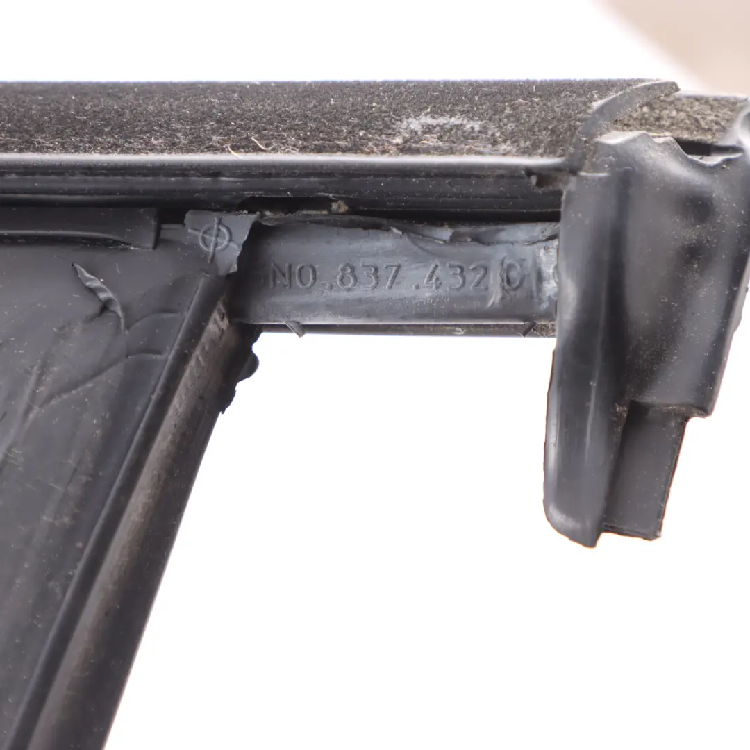 Front Window Frame Guide Seal Right O/S Gasket Chrome to VW Tiguan 5N with Part number 5N0837432G VW Tiguan 5N Front Window Frame Guide Seal Right O/S Gasket Chrome - SKU 5N0837432G - Part number 5N0837432G