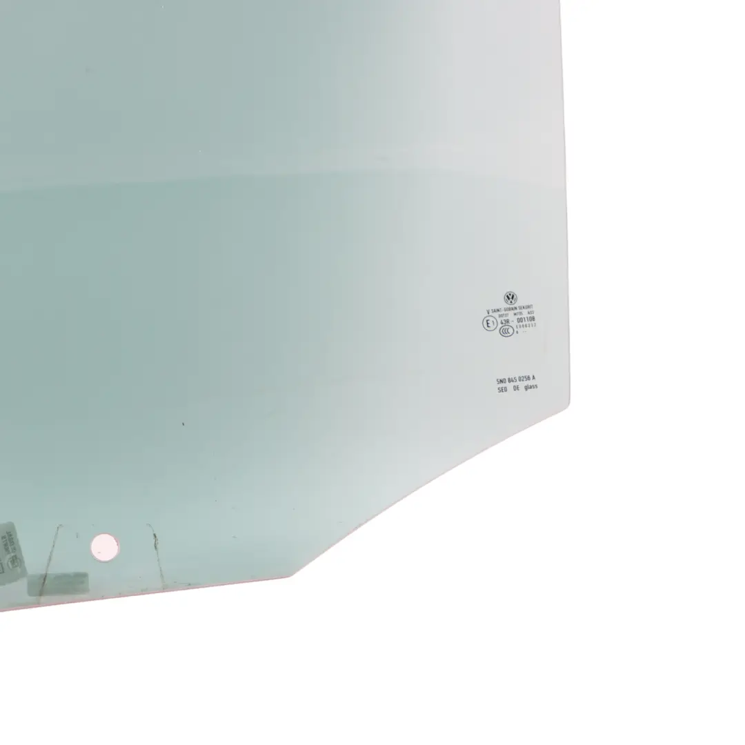 Volkswagen Tiguan 5N Door Window Glass Rear Left N/S Green AS3 - SKU 5N0845025A - Part number 5N0845025A