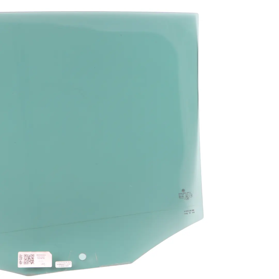 Volkswagen Tiguan 5N Vetro Finestra Porta Posteriore Destra Verde AS3 - SKU 5N0845026A - Numero di parte 5N0845026A