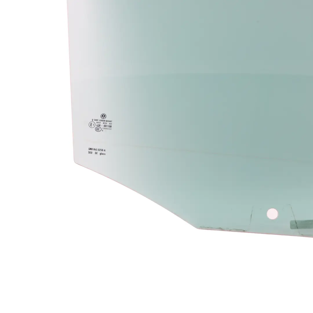 Volkswagen Tiguan 5N Vetro Finestra Porta Posteriore Destra Verde AS3 - SKU 5N0845026A - Numero di parte 5N0845026A