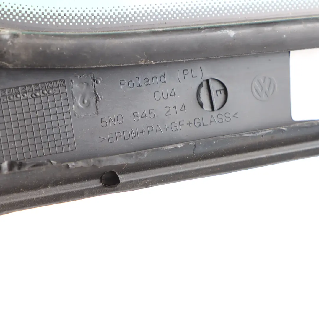 Volkswagen Tiguan 5N Door Window Glass Rear Right O/S Door Green AS3 - SKU 5N0845214E - Part number 5N0845214E