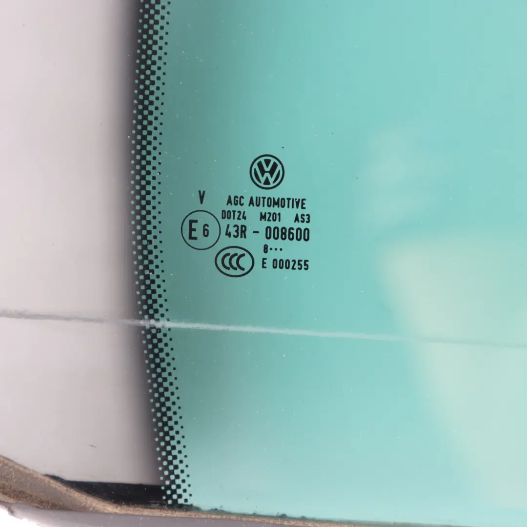 Volkswagen Tiguan 5N Door Window Glass Rear Right O/S Door Green AS3 - SKU 5N0845214E - Part number 5N0845214E
