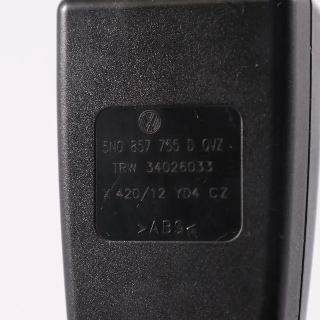 VW Volkswagen Sharan Boucle ceinture sécurité avant gauche Latch - SKU 5N0857755D - Numéro de pièce 5N0857755D