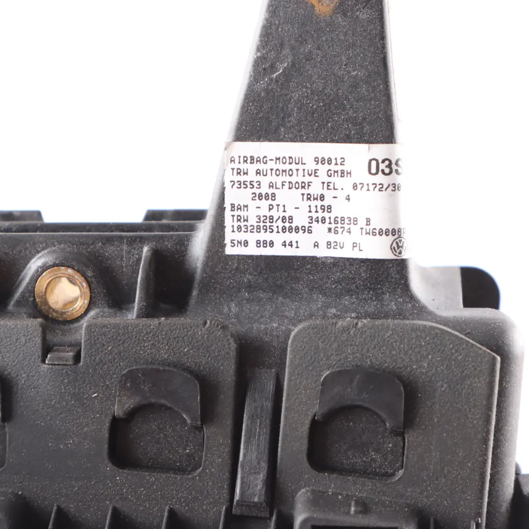 Side Air Module Left N/S Unit SRS Safety to VW Volkswagen Tiguan 5N Rear with Part number 5N0880441C VW Volkswagen Tiguan 5N Rear Side Air Module Left N/S Unit SRS Safety - SKU 5N0880441C - Part number 5N0880441C