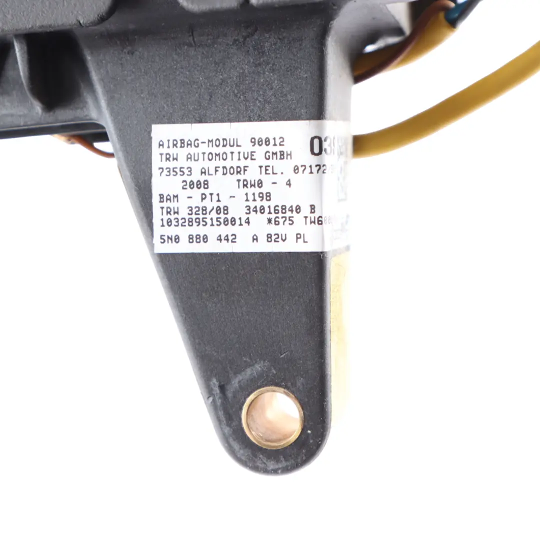 Side Air Module Right O/S Unit SRS Safety to Volkswagen Tiguan 5N Rear with Part number 5N0880442C Volkswagen Tiguan 5N Rear Side Air Module Right O/S Unit SRS Safety - SKU 5N0880442C - Part number 5N0880442C