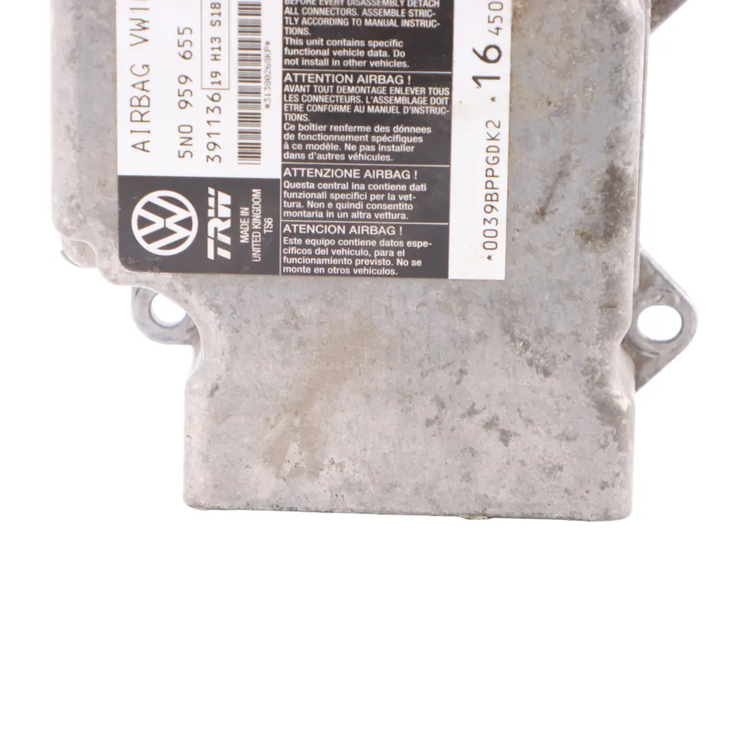 Module Control Unit ECU SRS VW Volkswagen Tiguan 5N Air - SKU 5N0959655Q - Part number 5N0959655Q