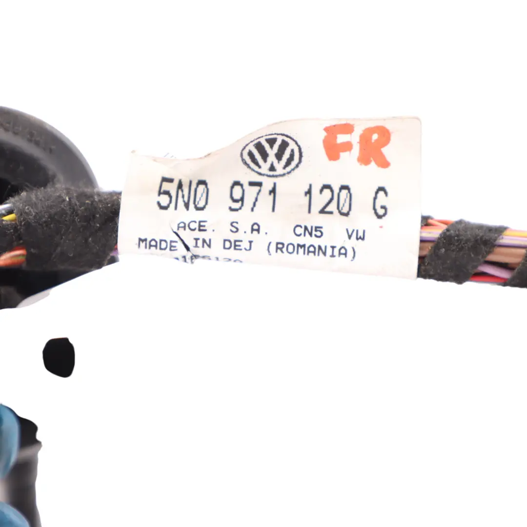 Door Wiring Cable Harness Loom Front Driver's Side to VW Tiguan 5N with Part number 5N0971120G VW Tiguan 5N Door Wiring Cable Harness Loom Front Driver's Side - SKU 5N0971120G - Part number 5N0971120G