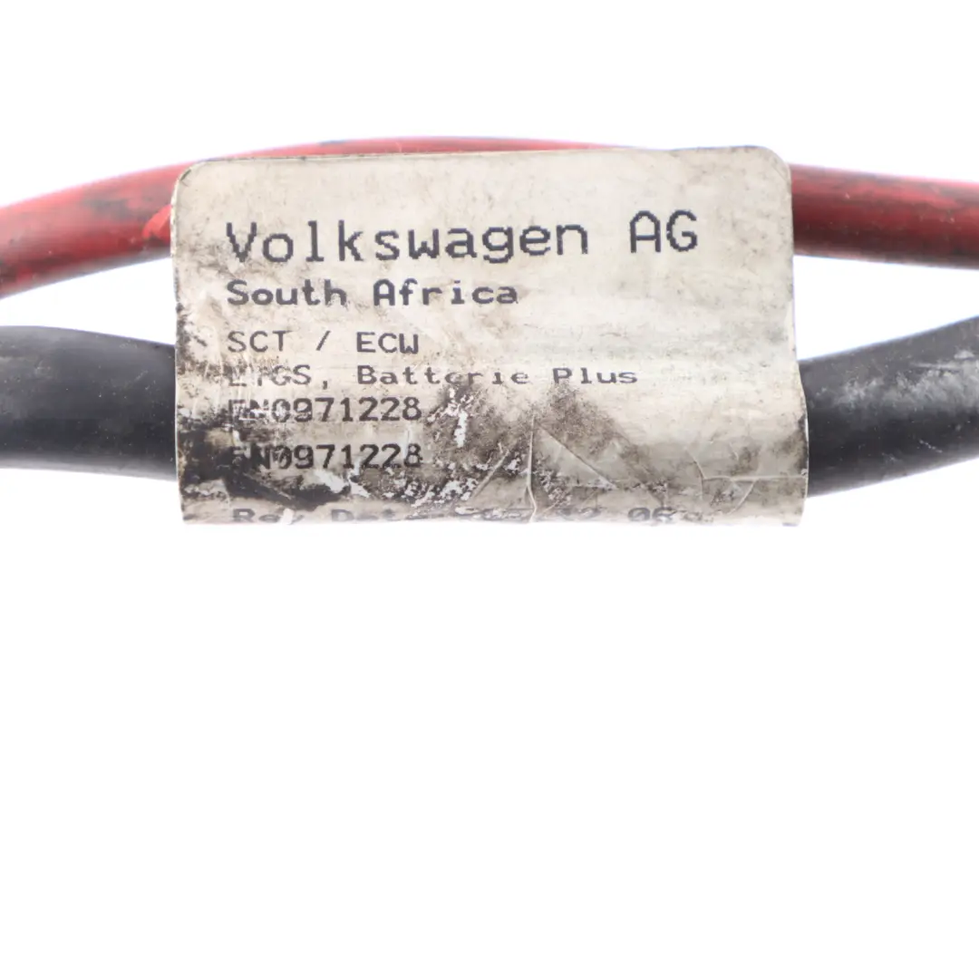Positive Batterieklemme Kabel Führen Verdrahtung für Volkswagen Tiguan 5N mit Teilenummer 5N0971228 Volkswagen Tiguan 5N Positive Batterieklemme Kabel Führen Verdrahtung - SKU 5N0971228 - Teilenummer 5N0971228