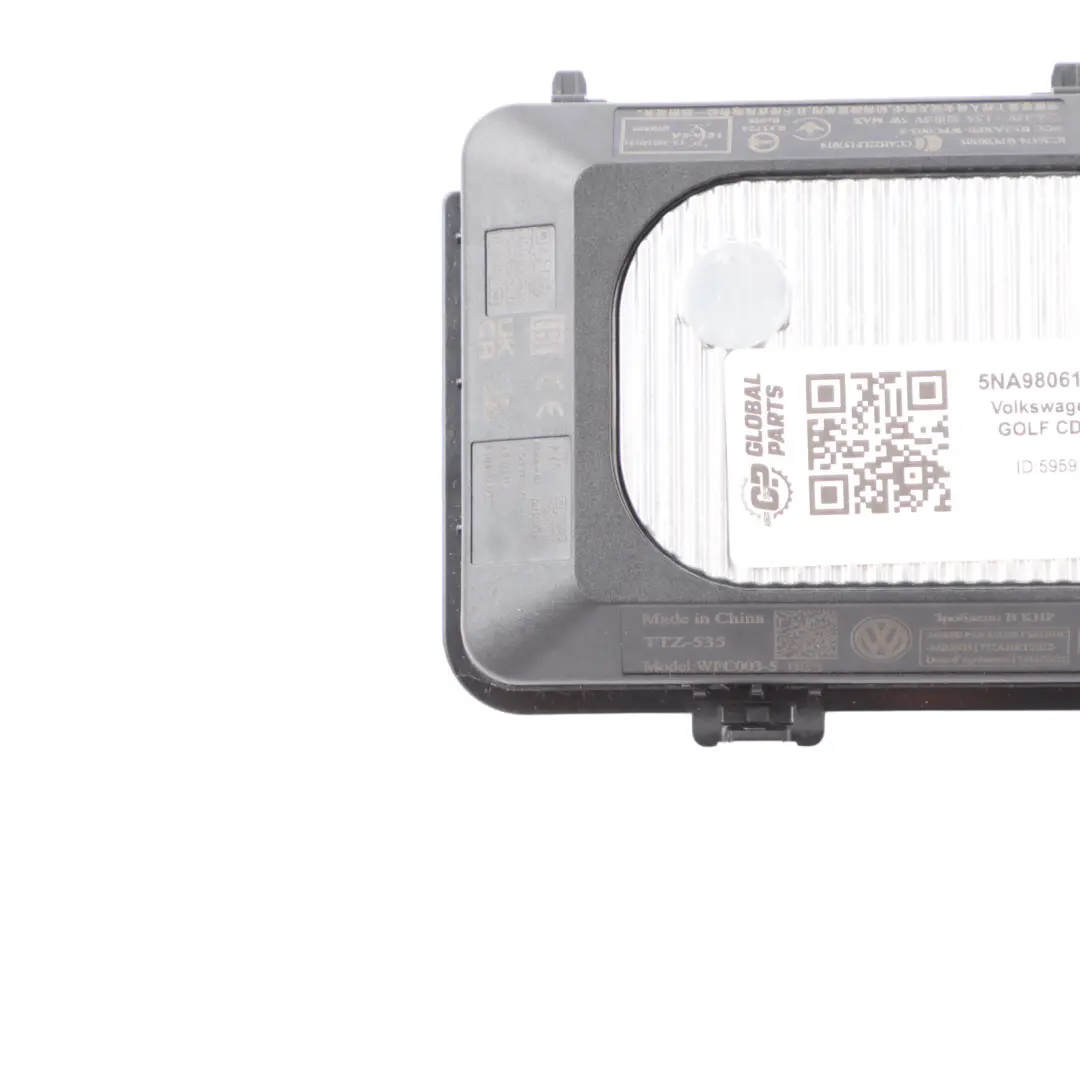 Volkswagen Golf 8 CD1 Wireless Phone Charging Center Console Module - SKU 5NA980611A - Part number 5NA980611A