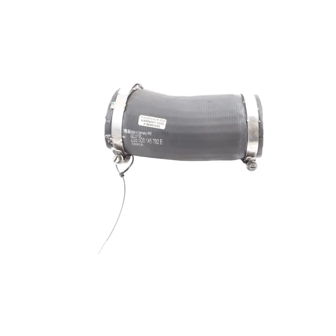 Audi A3 8V 2.0 TFSI Petrol Intercooler Turbo Boost Hose Pipe Line - SKU 5Q0145792E - Part number 5Q0146792E