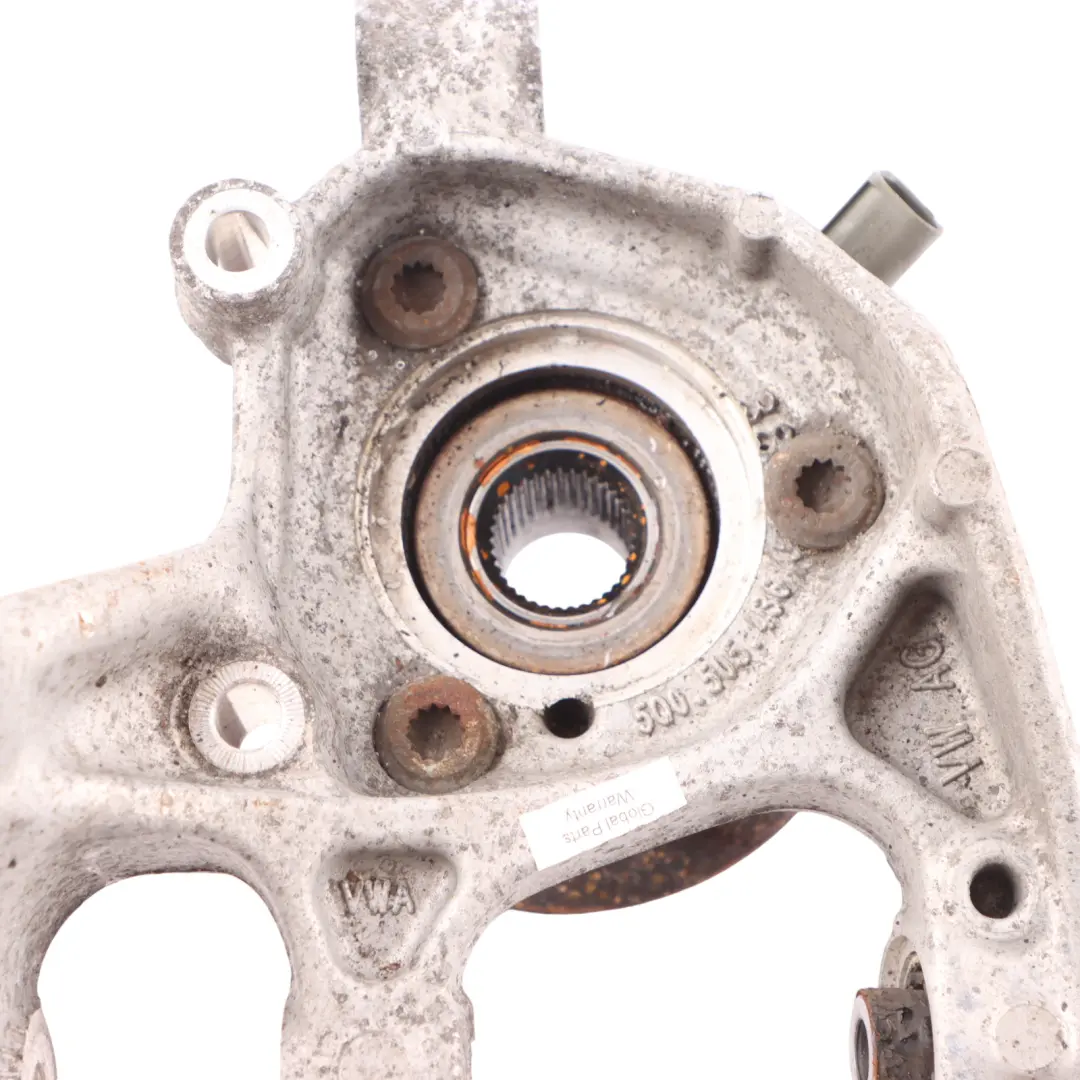 Zwrotnica Piasta Mocowanie Koła Prawy Tył do Audi S3 8V o numerze 5Q0505436 Audi S3 8V Zwrotnica Piasta Mocowanie Koła Prawy Tył - SKU 5Q0505436J - Numer Części 5Q0505436