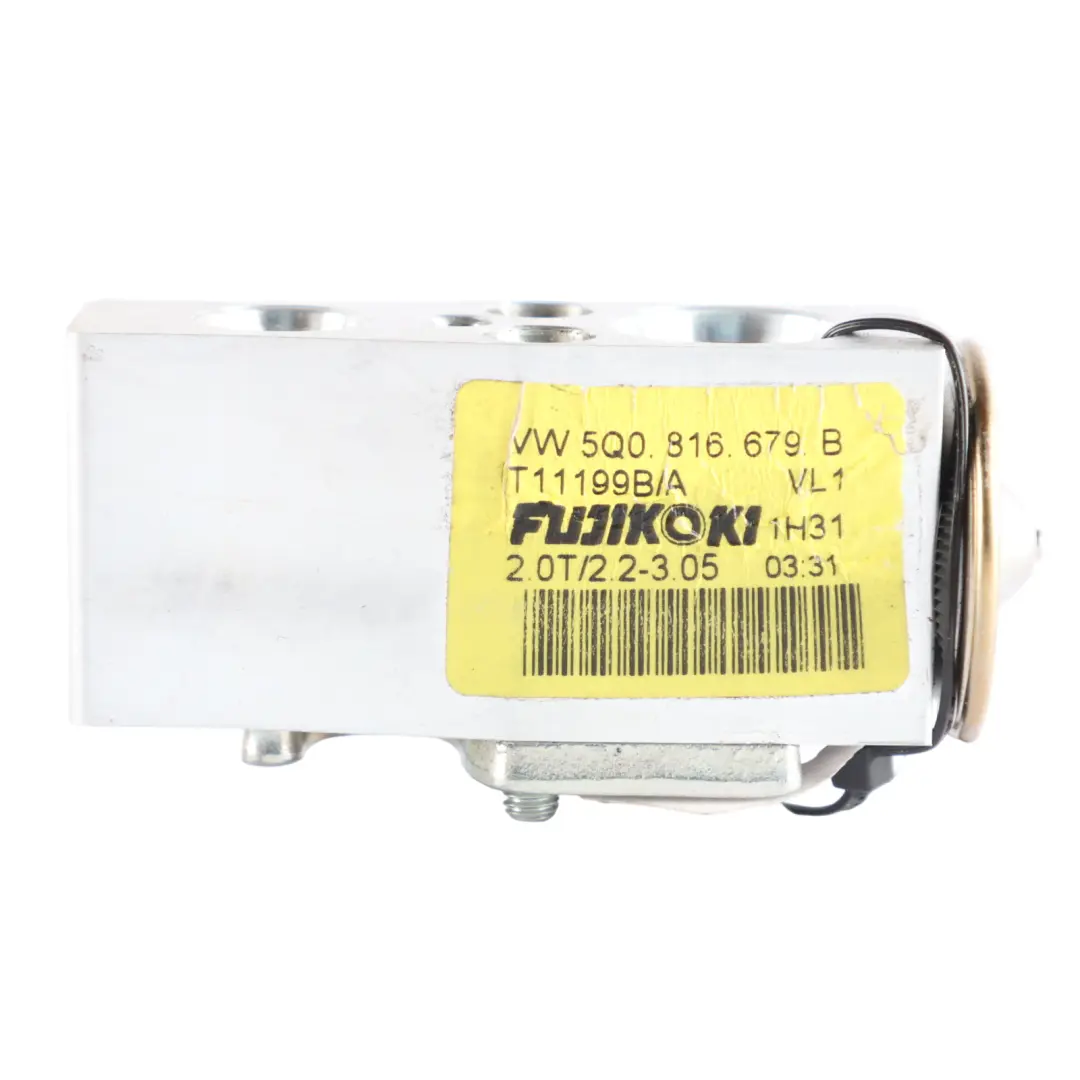 Expansion Valve Air Conditioning A/C Valve to Volkswagen Golf CD1 with Part number 5Q0816679B Volkswagen Golf CD1 Expansion Valve Air Conditioning A/C Valve - SKU 5Q0816679B - Part number 5Q0816679B