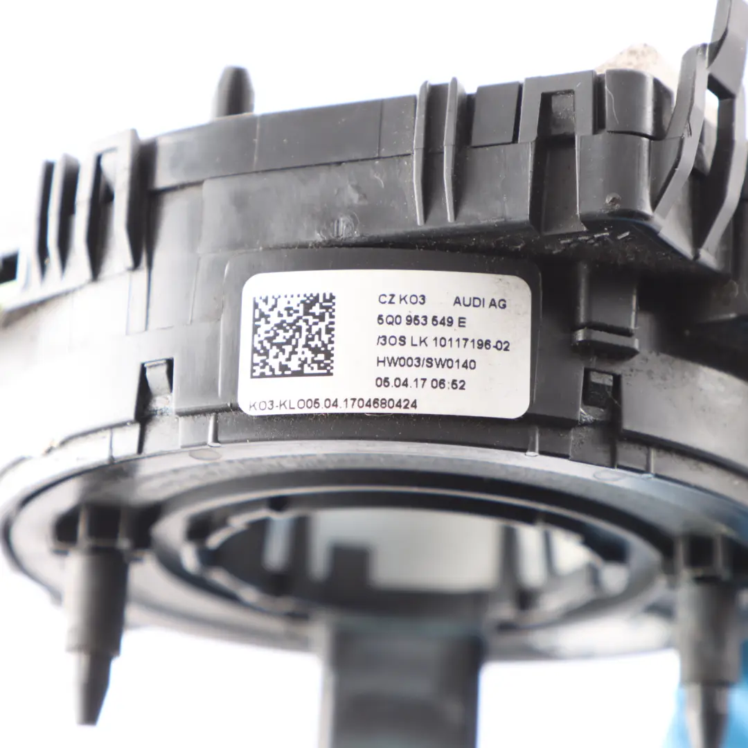 Sportback Module Colonne Direction Bague Amorceur pour Audi A3 S3 8V à propos du numéro de pièce 5Q0953549E Audi A3 S3 8V Sportback Module Colonne Direction Bague Amorceur - SKU 5Q0953549E - Numéro de pièce 5Q0953549E