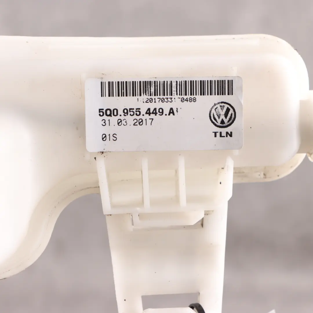Audi A3 8V Windshield Washer Fluid Reservoir Bottle Tank - SKU 5Q0955449AF - Part number 5Q0955449AF
