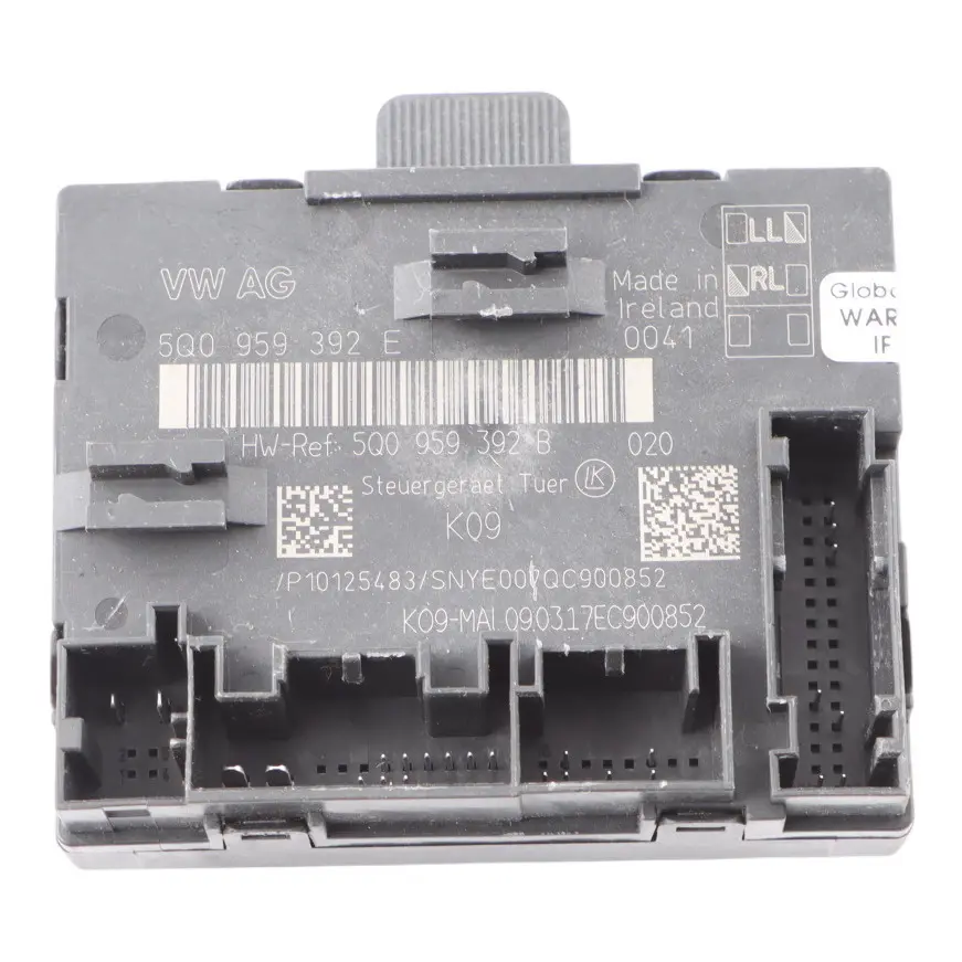 Audi A3 S3 8V Módulo Control Puerta Lado Delantero Pasajero Izquierdo 5Q0959392B