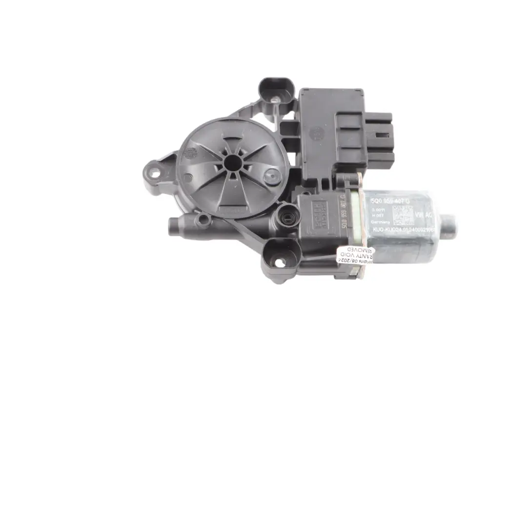 Volkswagen Golf CD1 Porta posteriore destra Motore Regolatore Alzacristalli - SKU 5Q0959407G - Numero di parte 5Q0959407G