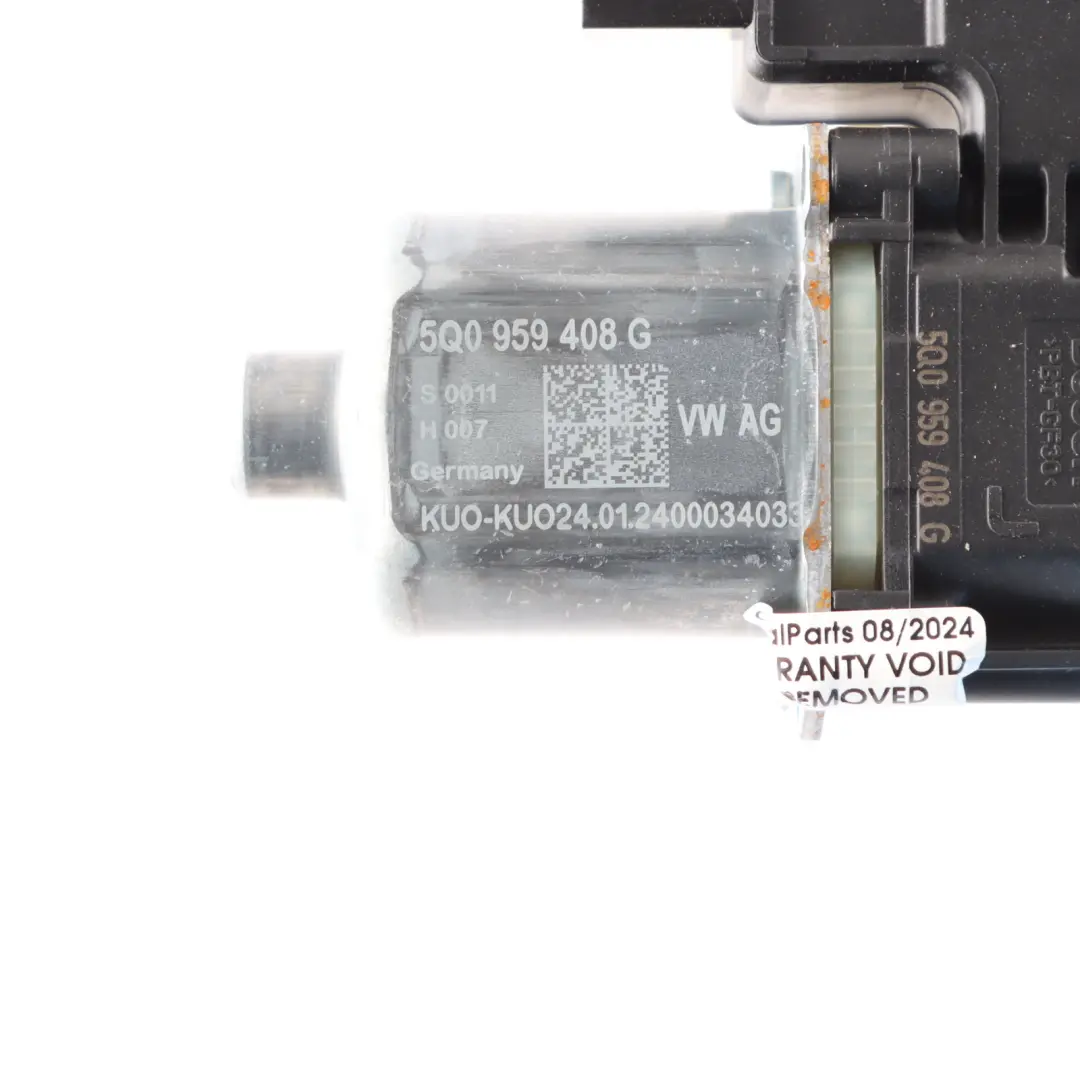 Puerta Trasera Izquierda Motor Regulador Elevalunas para Volkswagen Golf CD1 con número de pieza 5Q0959408G Volkswagen Golf CD1 Puerta Trasera Izquierda Motor Regulador Elevalunas - SKU 5Q0959408G - Número de pieza 5Q0959408G