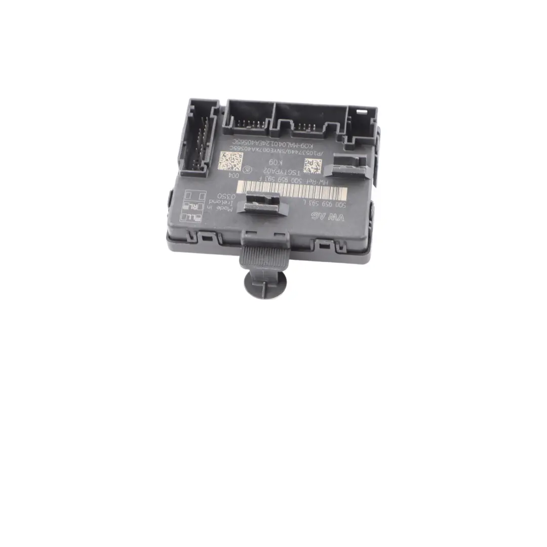 Front Door Right O/S Driver Side Module Control Unit ECU to VW Golf CD1 with Part number 5Q0959593L VW Golf CD1 Front Door Right O/S Driver Side Module Control Unit ECU - SKU 5Q0959593L - Part number 5Q0959593L