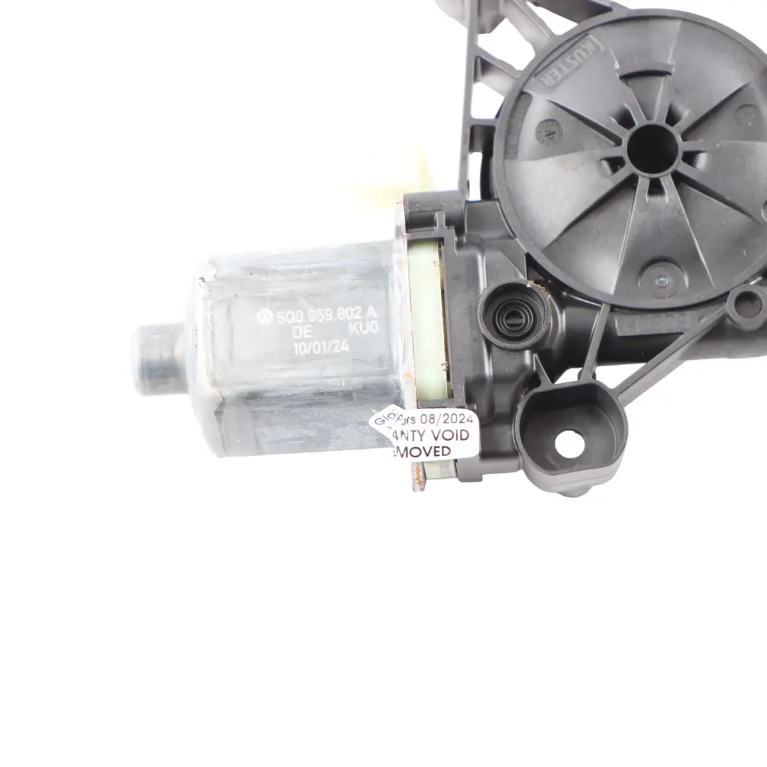 VW Golf CD1 Porta anteriore destra Motore regolatore alzacristalli - SKU 5Q0959802A - Numero di parte 5Q0959802A