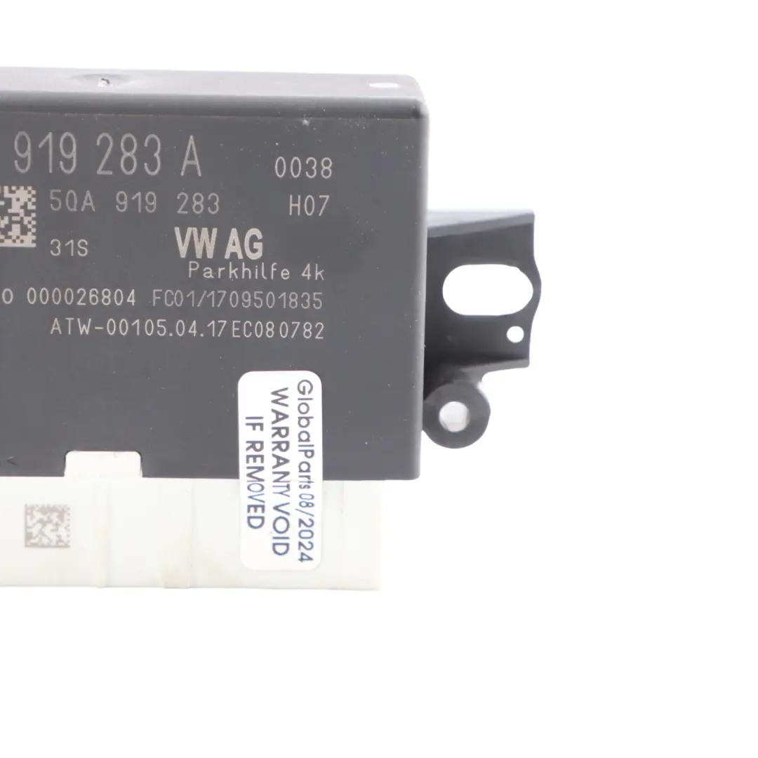 Parking Assist PDC Control Module to Audi A3 S3 8V VW Golf 7 Seat Leon 3 with Part number 5QA919283A Audi A3 S3 8V VW Golf 7 Seat Leon 3 Parking Assist PDC Control Module - SKU 5QA919283A - Part number 5QA919283A