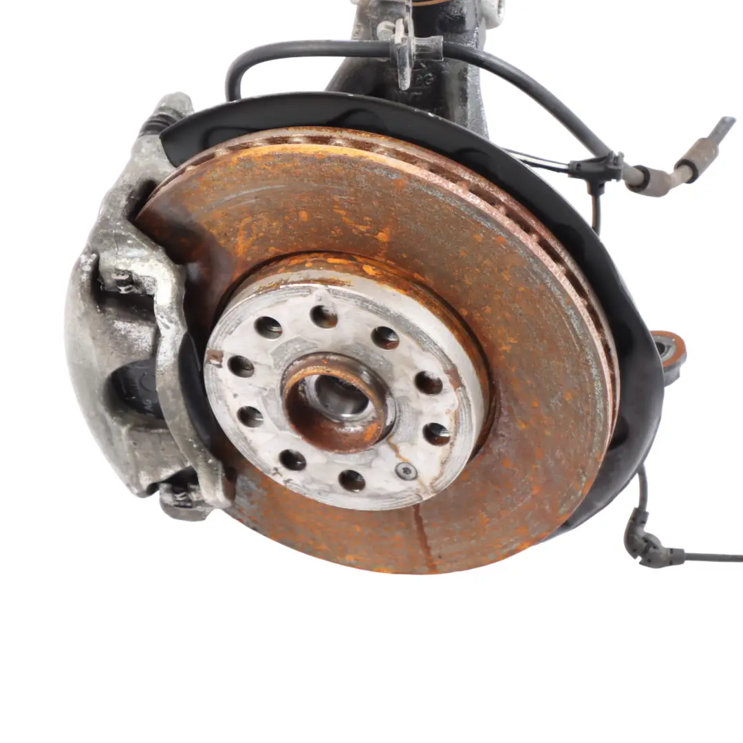 1.5e TSI Suspension Leg Front Left N/S Steering Knuckle Strut Caliper to GOLF 8 with Part number 5WA407255 GOLF 8 1.5e TSI Suspension Leg Front Left N/S Steering Knuckle Strut Caliper - SKU 5WA407255-1 - Part number 5WA407255