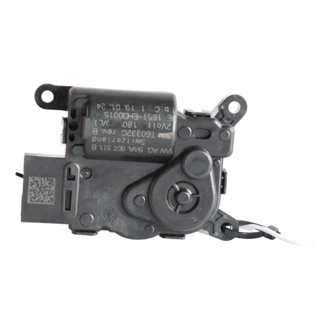 Heizungs Recycling Stellantrieb Lüftungsklappen Stellantrieb für Volkswagen Golf CD1 mit Teilenummer 5WA907511B Volkswagen Golf CD1 Heizungs Recycling Stellantrieb Lüftungsklappen Stellantrieb - SKU 5WA907511B - Teilenummer 5WA907511B