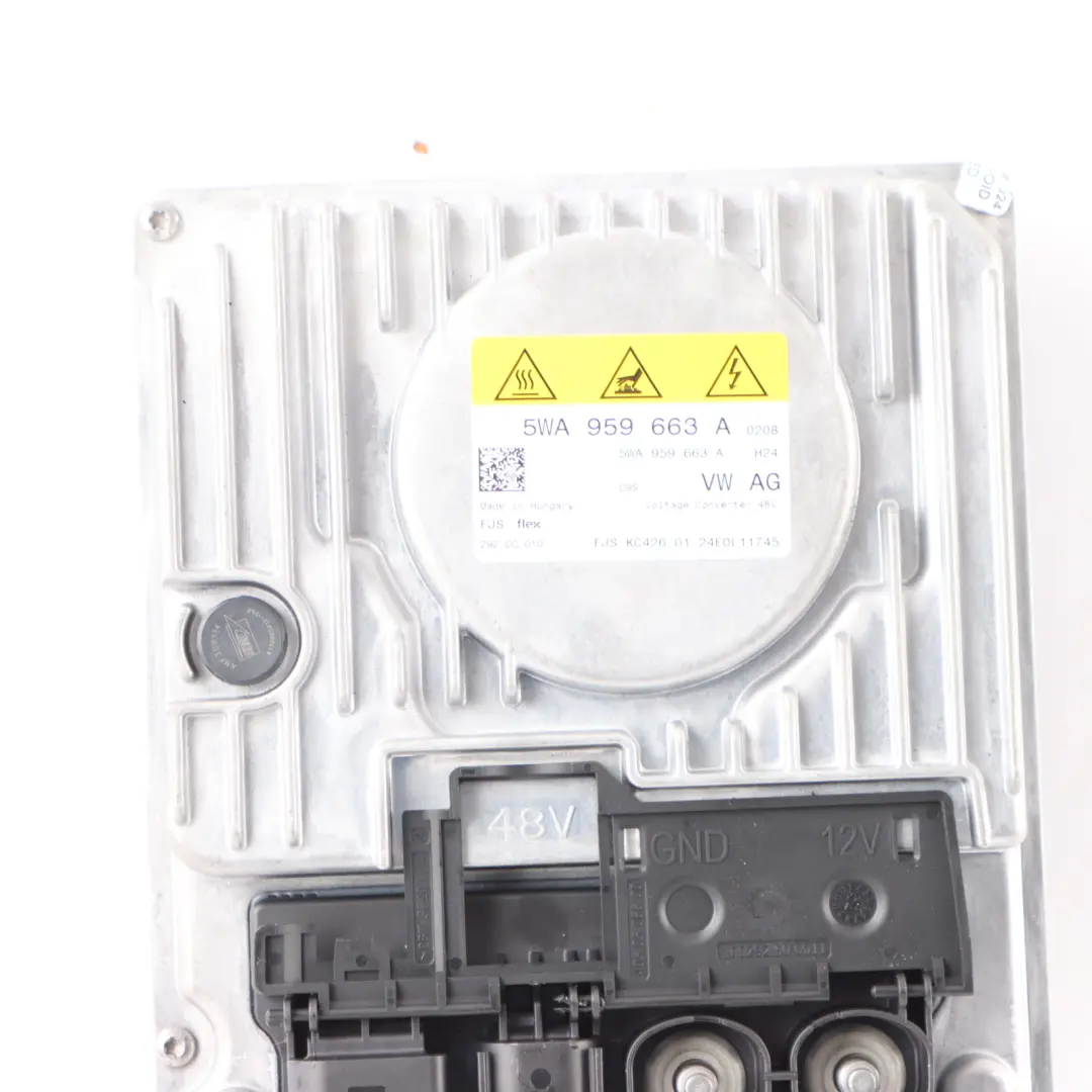 DFYA Voltage Converter Module to Volkswagen Golf 8 1.5 eTSI Engine with Part number 5WA959663A Volkswagen Golf 8 1.5 eTSI Engine DFYA Voltage Converter Module - SKU 5WA959663A - Part number 5WA959663A