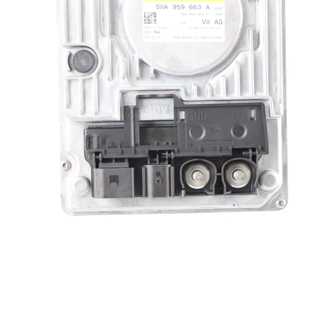 DFYA Voltage Converter Module to Volkswagen Golf 8 1.5 eTSI Engine with Part number 5WA959663A Volkswagen Golf 8 1.5 eTSI Engine DFYA Voltage Converter Module - SKU 5WA959663A - Part number 5WA959663A